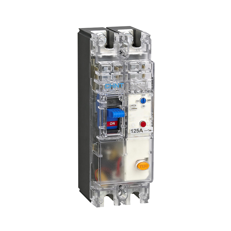 NXMNLE-125S-2P-Transparent Shell Residual Current Operated Circuit Breaker