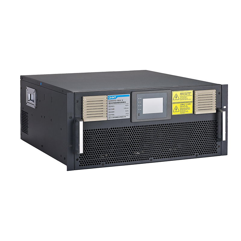 NXWSVG-100-4-N - Top-down View of Modular Power Quality Power Unit Side