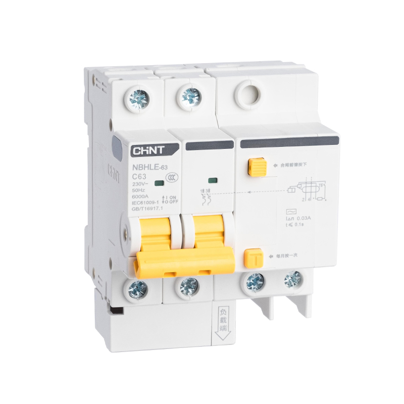 NBHLE-63-2P Residual Current Operated Circuit Breaker