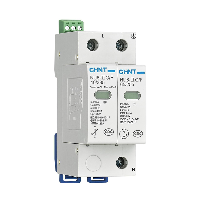 NU6-IIG-F-40-385-1P+N Series Surge Protective Device